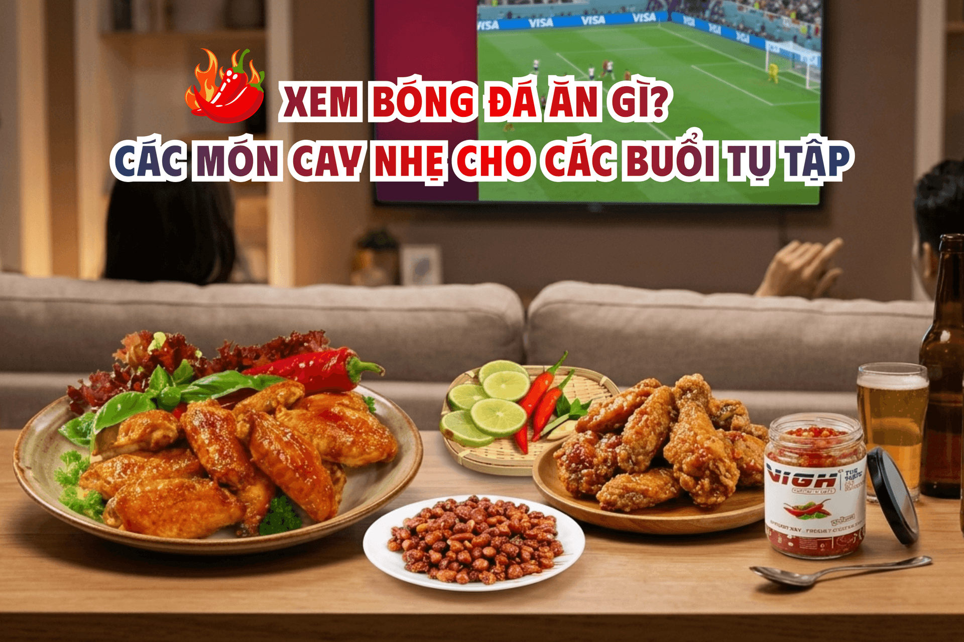 Xem bóng đá ăn gì? Gợi ý món cay nhẹ dễ làm cho các buổi tụ tập