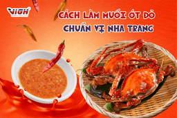 Cách làm muối ớt đỏ chấm hải sản chuẩn vị Nha Trang
